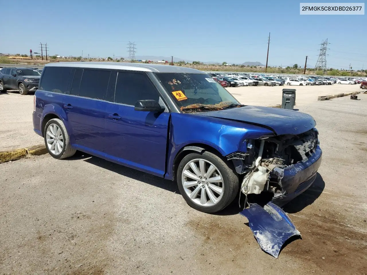 2013 Ford Flex Sel VIN: 2FMGK5C8XDBD26377 Lot: 61453825
