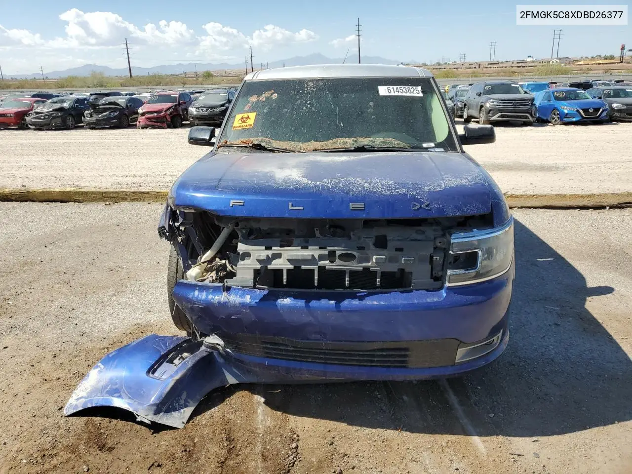 2013 Ford Flex Sel VIN: 2FMGK5C8XDBD26377 Lot: 61453825