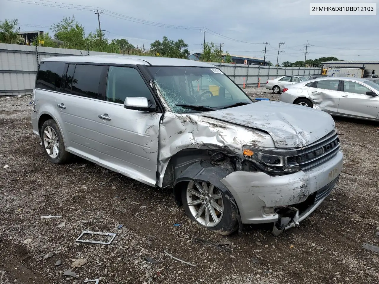 2013 Ford Flex Limited VIN: 2FMHK6D81DBD12103 Lot: 61647105