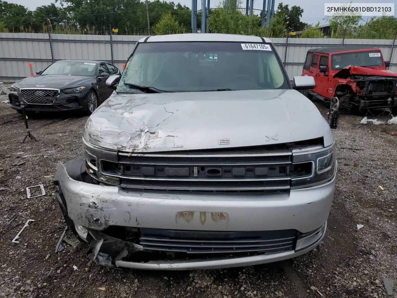 2013 Ford Flex Limited VIN: 2FMHK6D81DBD12103 Lot: 61647105