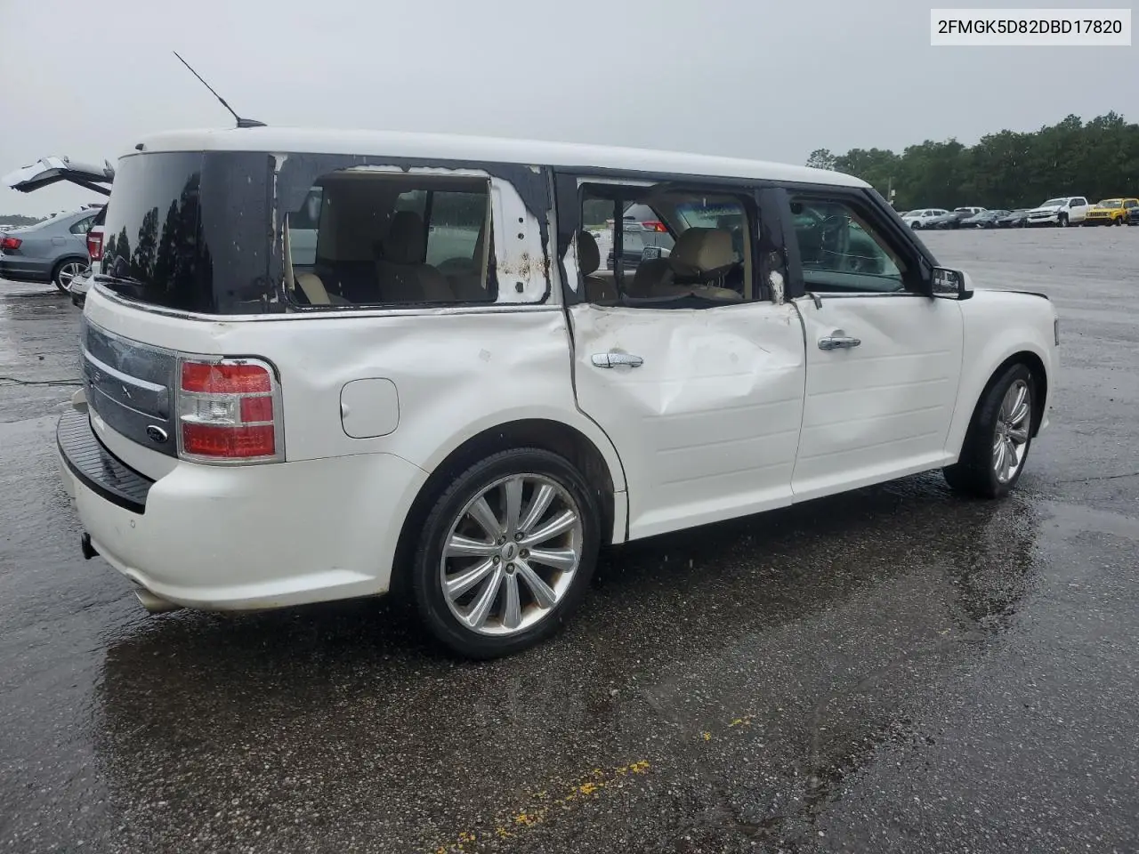 2013 Ford Flex Limited VIN: 2FMGK5D82DBD17820 Lot: 61989485