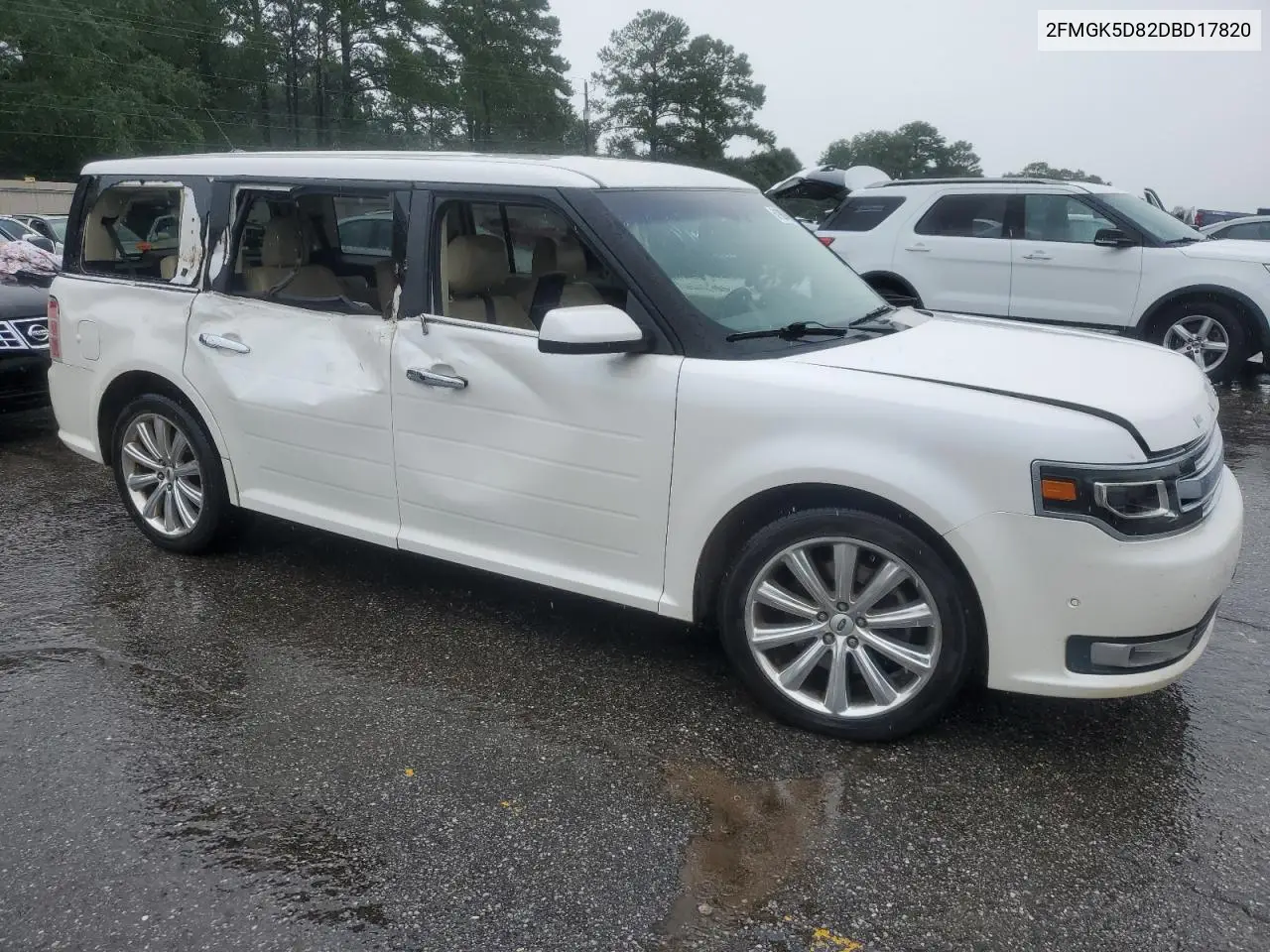 2013 Ford Flex Limited VIN: 2FMGK5D82DBD17820 Lot: 61989485