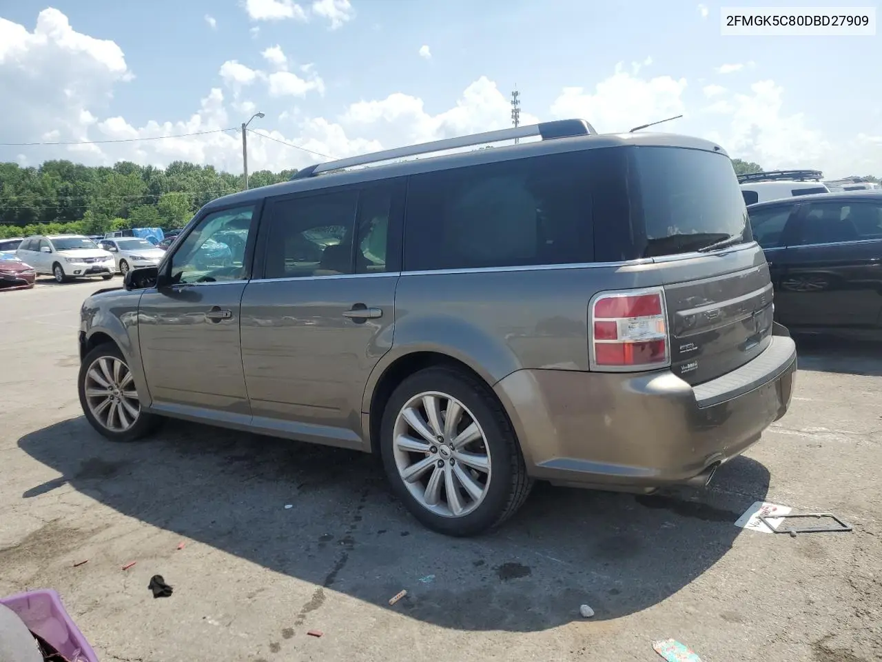 2013 Ford Flex Sel VIN: 2FMGK5C80DBD27909 Lot: 62154565