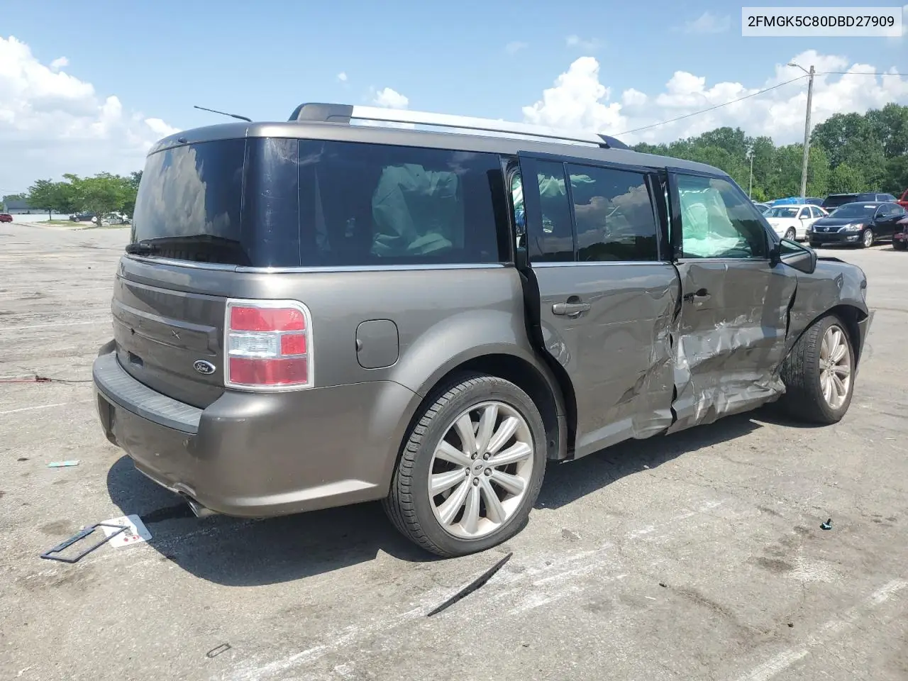 2013 Ford Flex Sel VIN: 2FMGK5C80DBD27909 Lot: 62154565