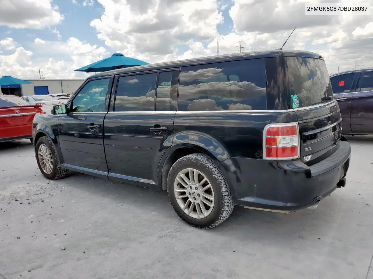 2013 Ford Flex Sel VIN: 2FMGK5C87DBD28037 Lot: 62257475