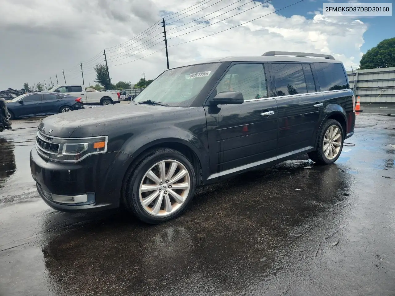 2013 Ford Flex Limited VIN: 2FMGK5D87DBD30160 Lot: 62522995