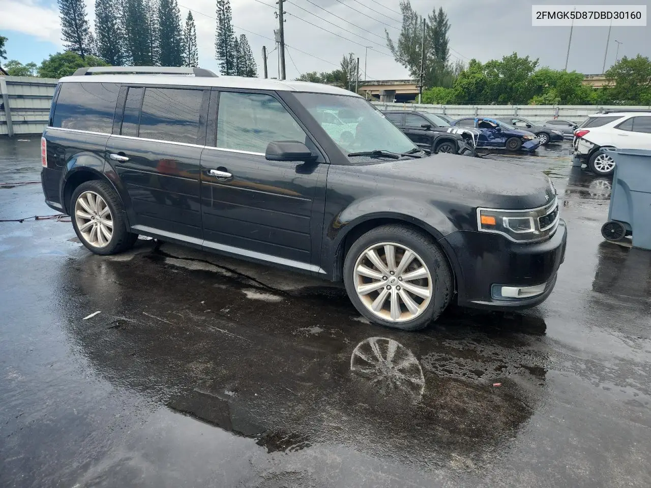 2013 Ford Flex Limited VIN: 2FMGK5D87DBD30160 Lot: 62522995