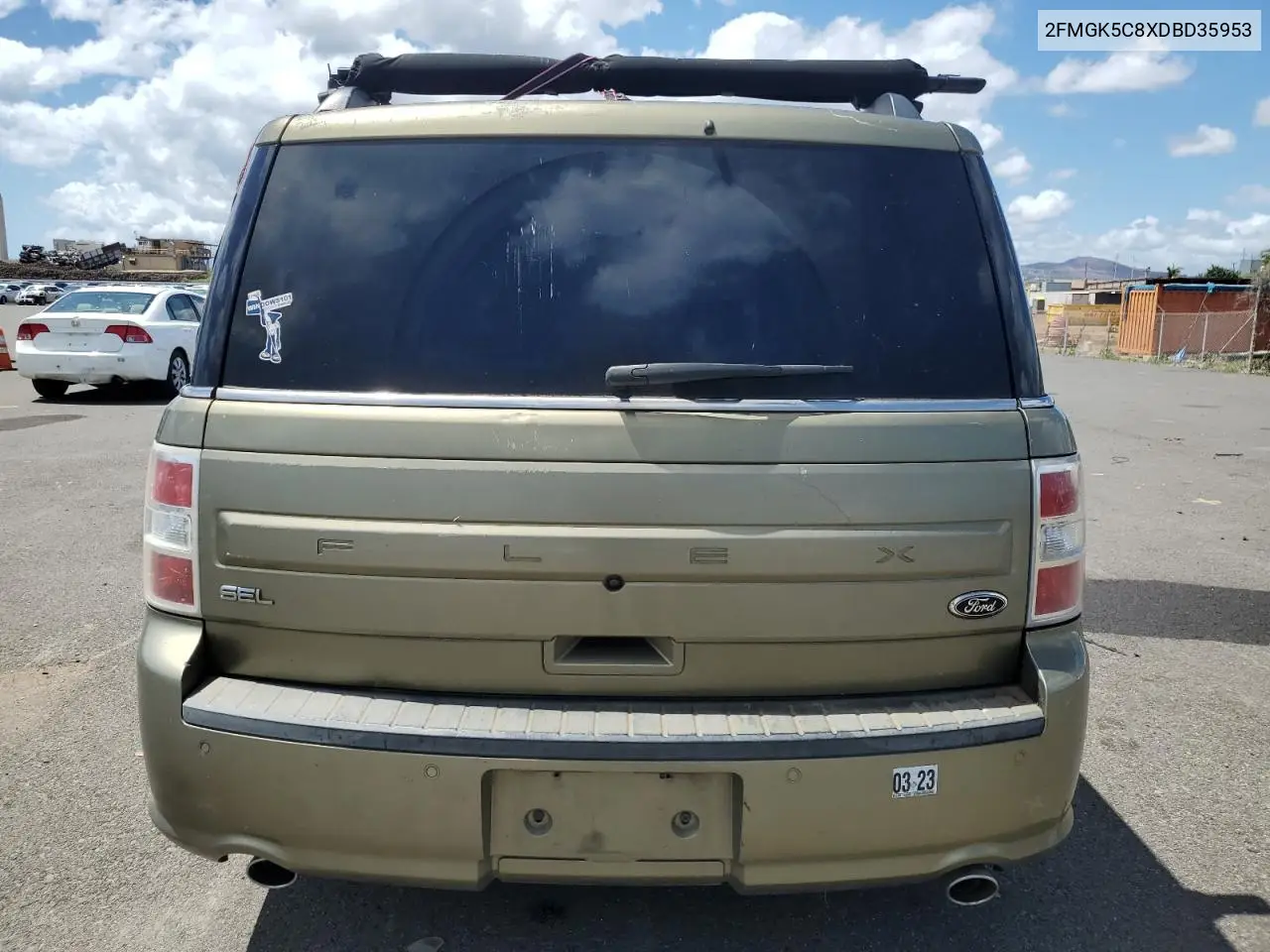 2013 Ford Flex Sel VIN: 2FMGK5C8XDBD35953 Lot: 62596045