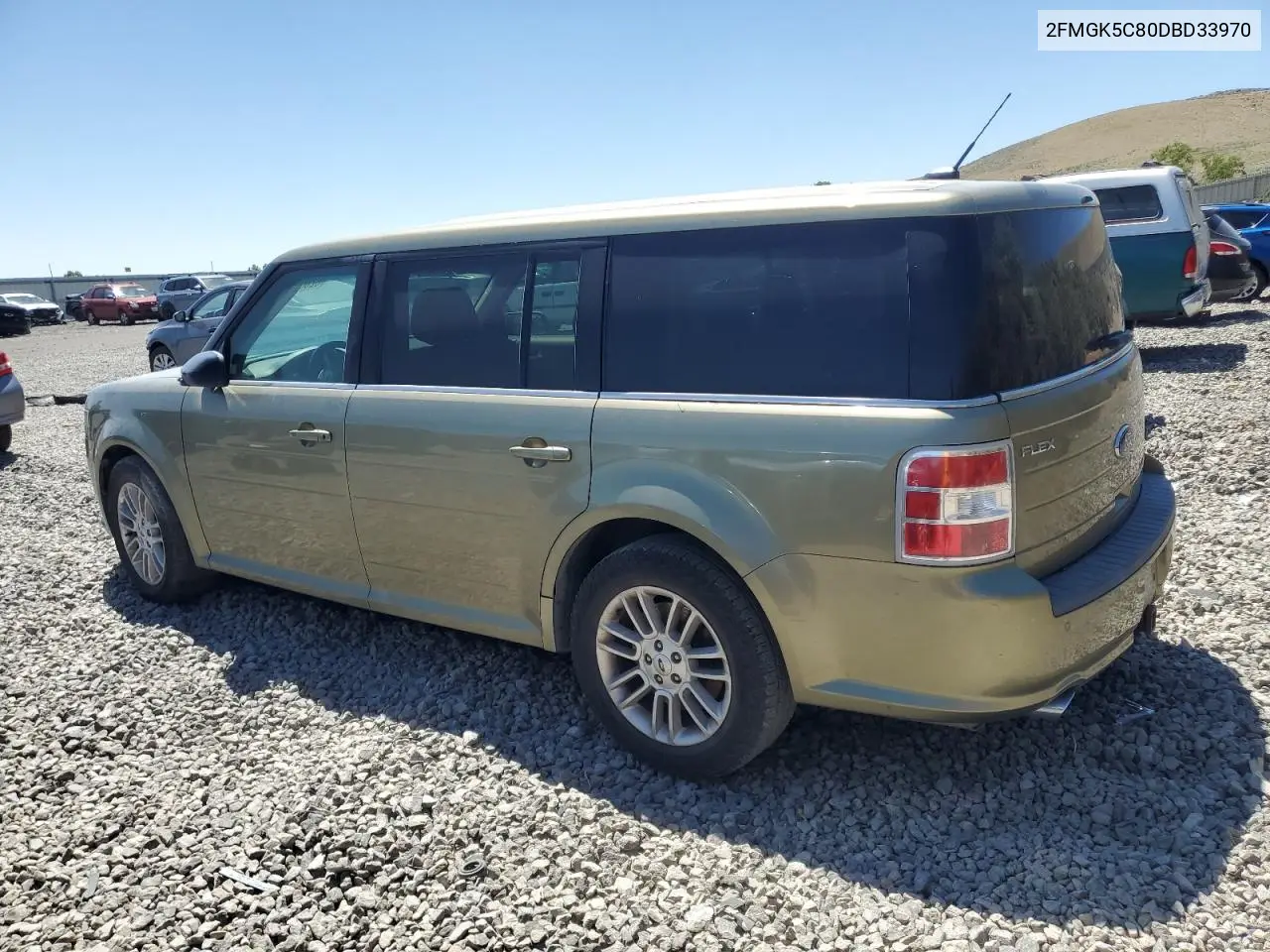 2013 Ford Flex Sel VIN: 2FMGK5C80DBD33970 Lot: 62606305