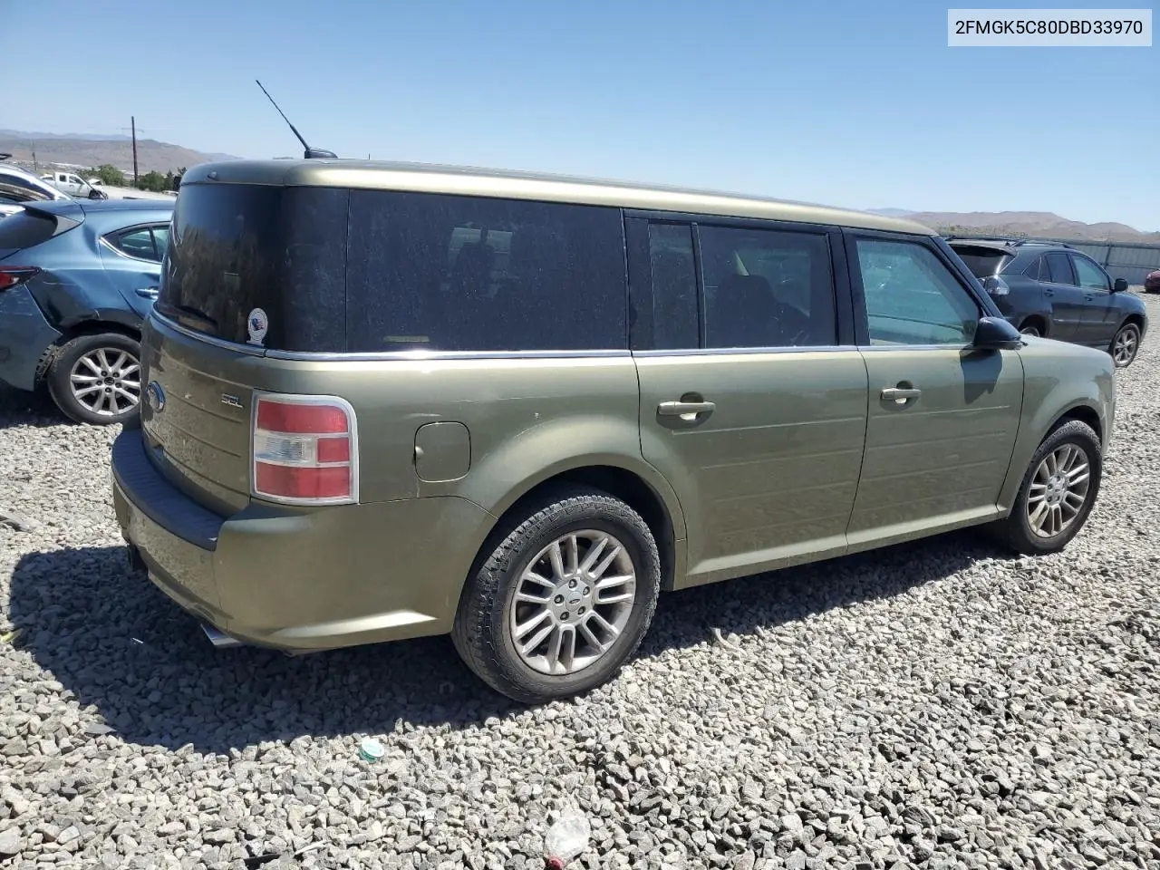 2013 Ford Flex Sel VIN: 2FMGK5C80DBD33970 Lot: 62606305