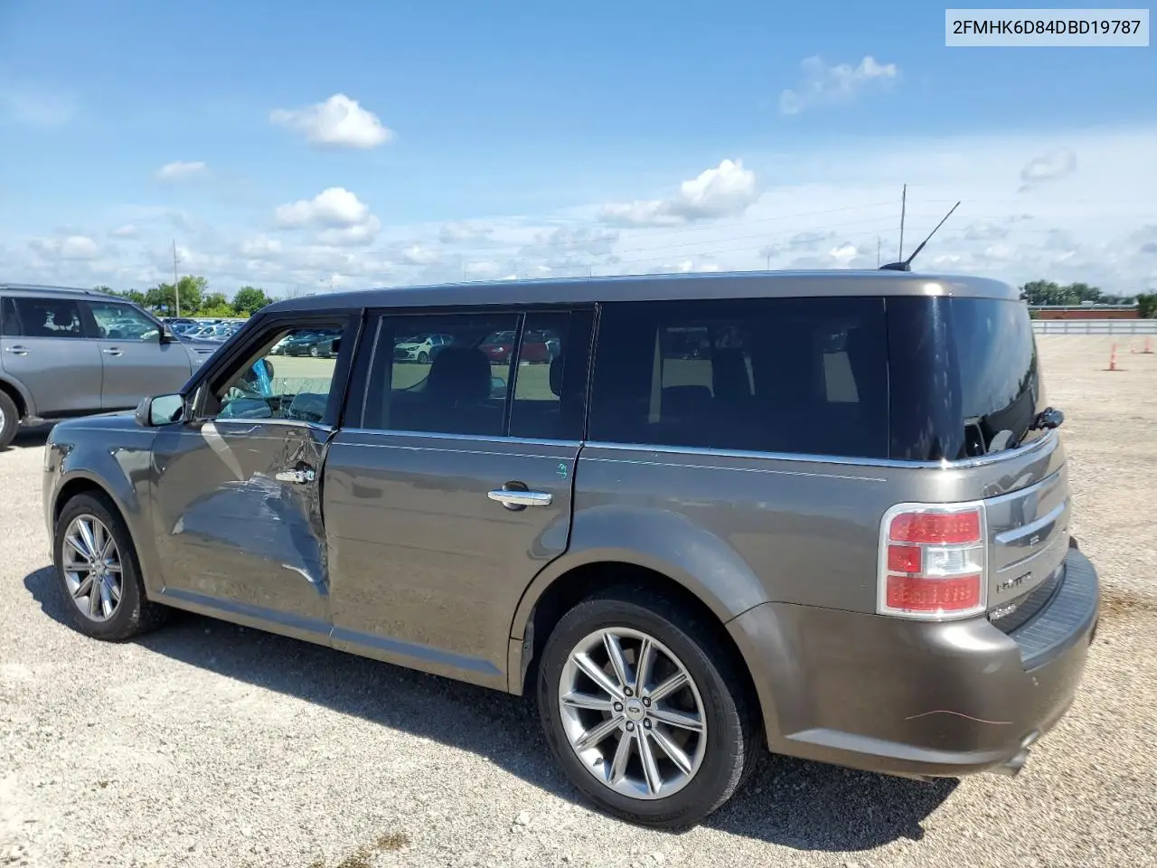 2013 Ford Flex Limited VIN: 2FMHK6D84DBD19787 Lot: 62693715