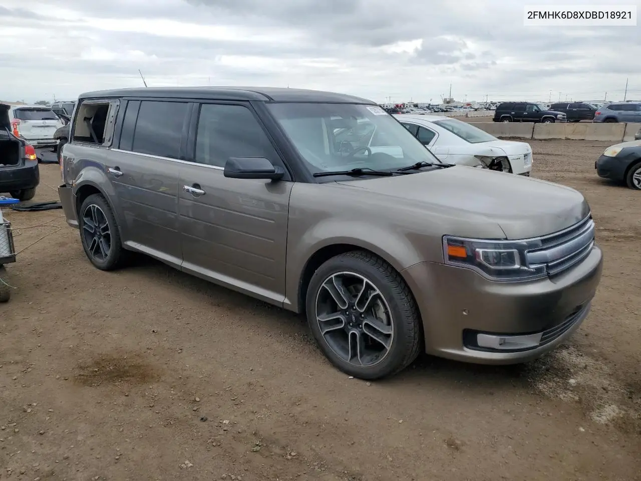 2013 Ford Flex Limited VIN: 2FMHK6D8XDBD18921 Lot: 62857755