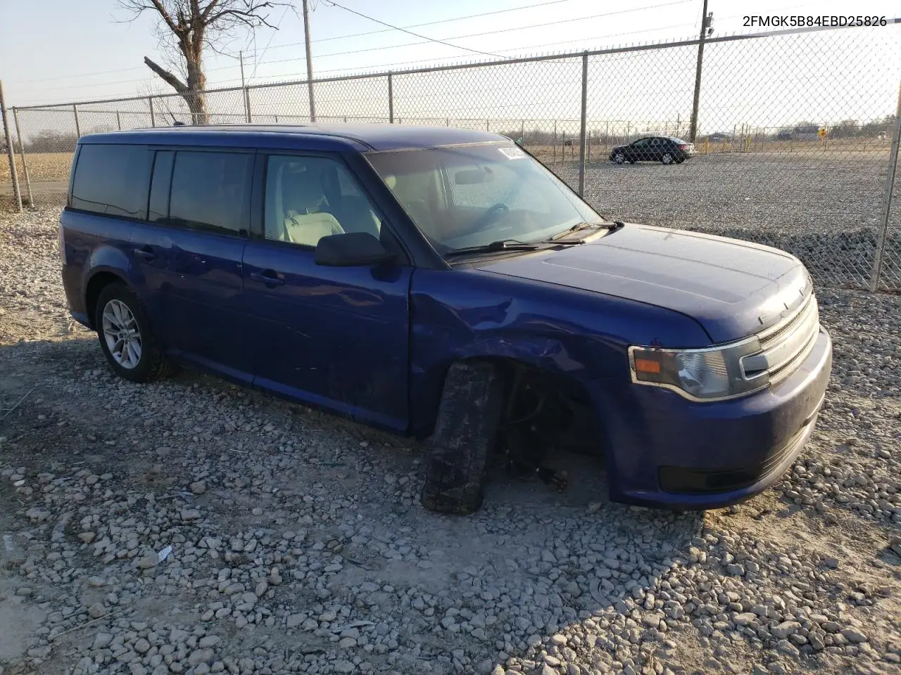 2014 Ford Flex Se VIN: 2FMGK5B84EBD25826 Lot: 48946255
