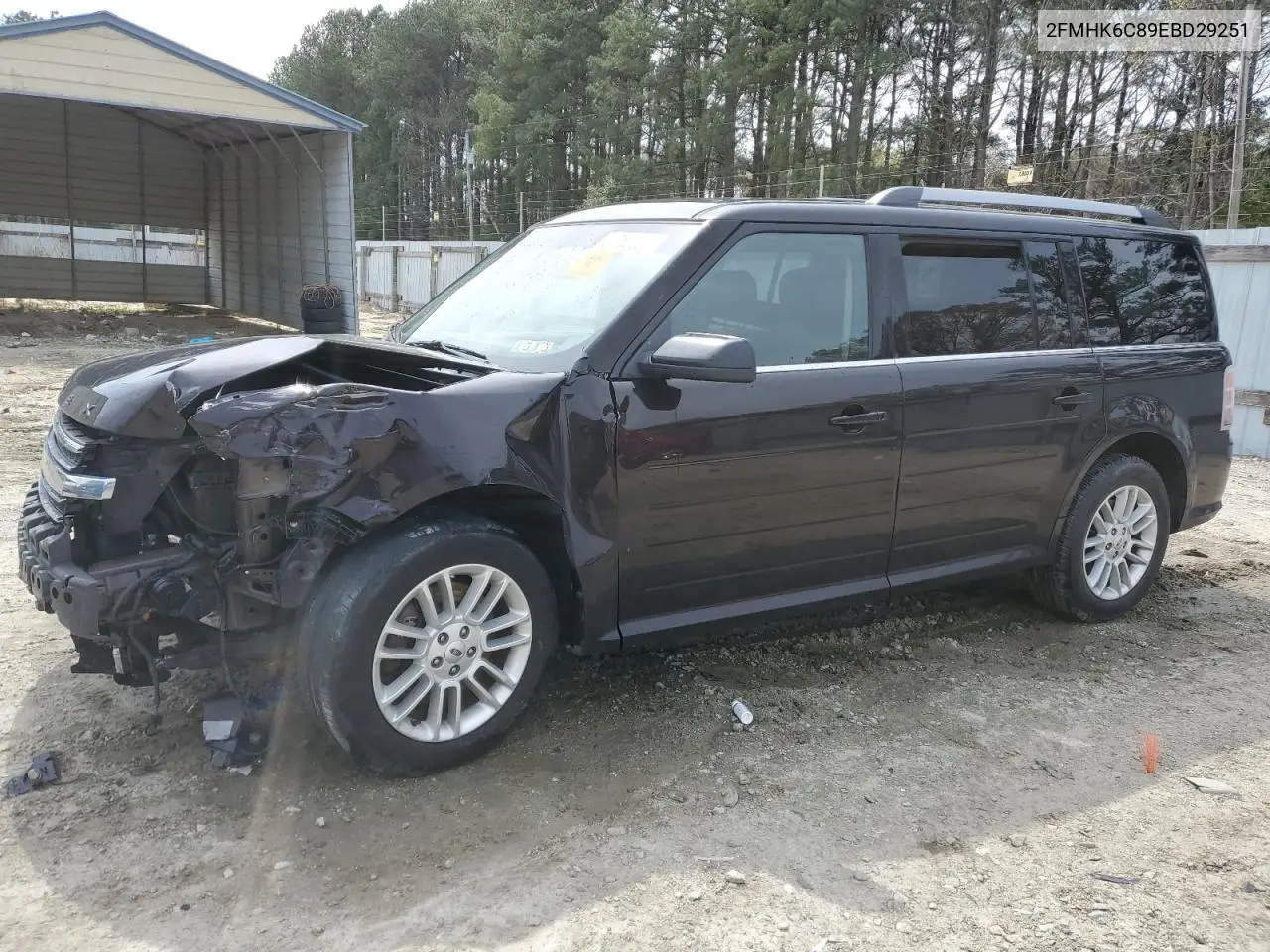 2014 Ford Flex Sel VIN: 2FMHK6C89EBD29251 Lot: 51752205