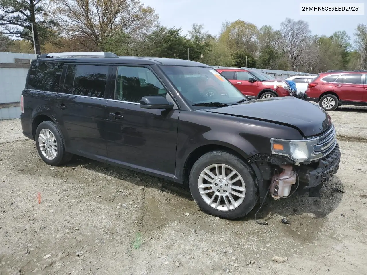 2014 Ford Flex Sel VIN: 2FMHK6C89EBD29251 Lot: 51752205