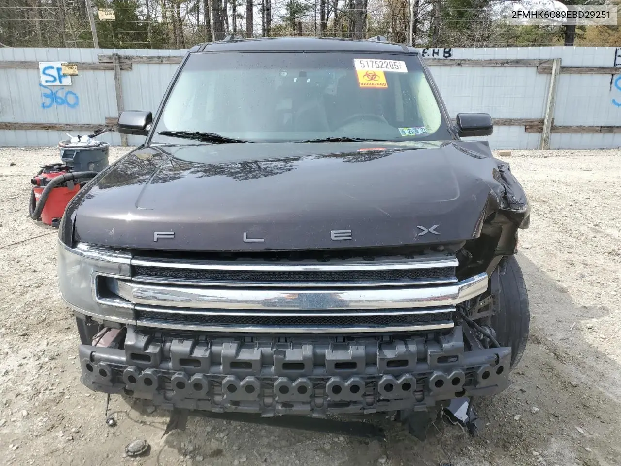 2014 Ford Flex Sel VIN: 2FMHK6C89EBD29251 Lot: 51752205