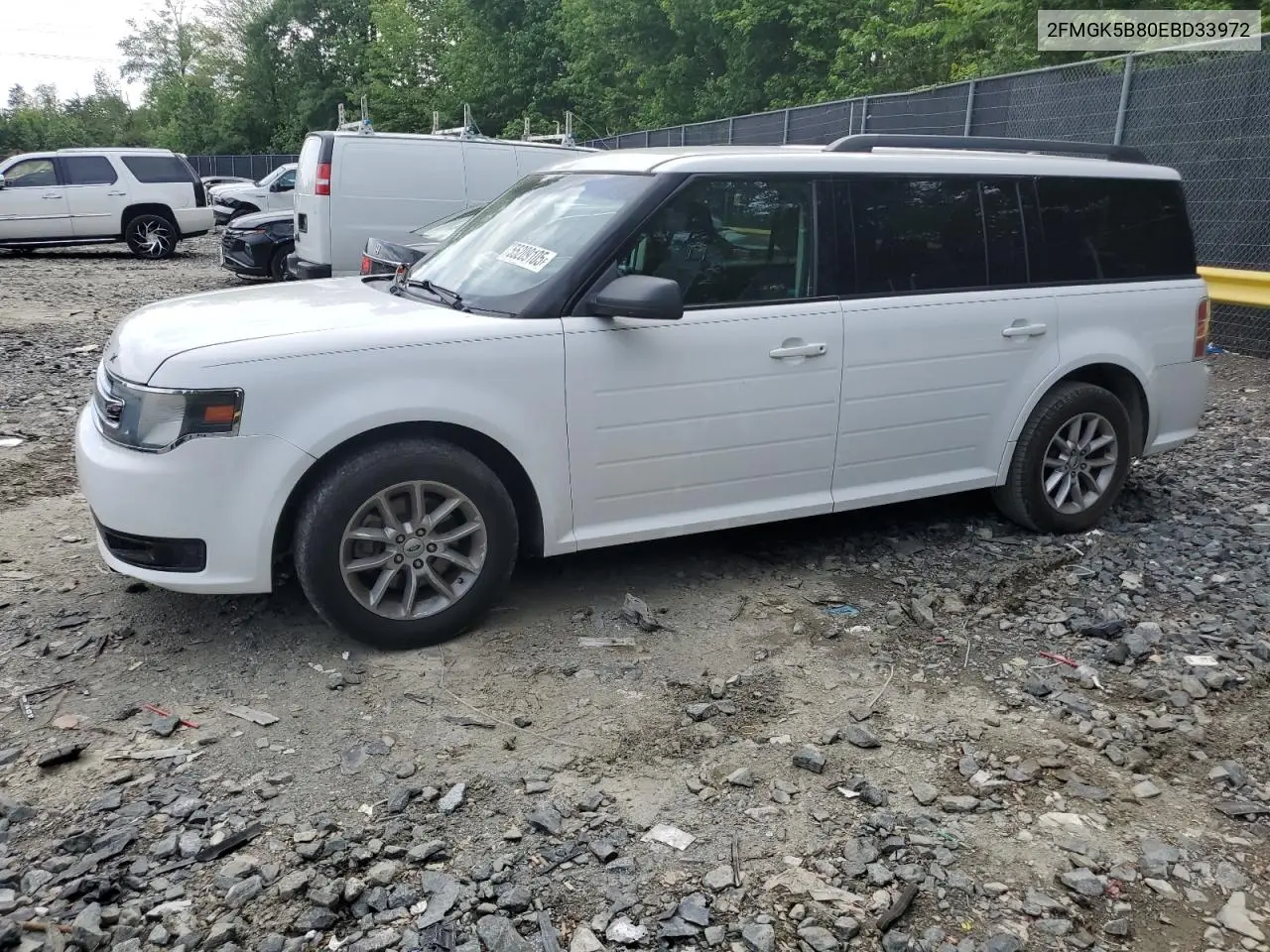 2014 Ford Flex Se VIN: 2FMGK5B80EBD33972 Lot: 55209105