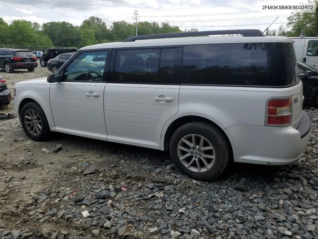 2014 Ford Flex Se VIN: 2FMGK5B80EBD33972 Lot: 55209105