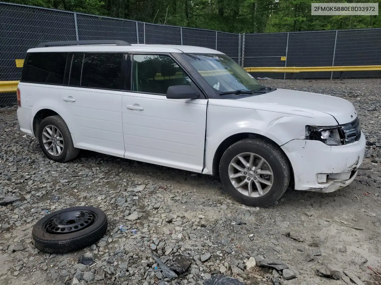 2014 Ford Flex Se VIN: 2FMGK5B80EBD33972 Lot: 55209105