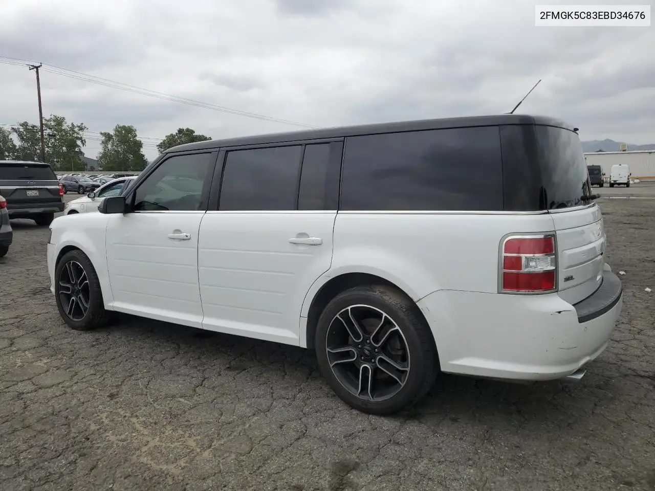 2014 Ford Flex Sel VIN: 2FMGK5C83EBD34676 Lot: 55880495