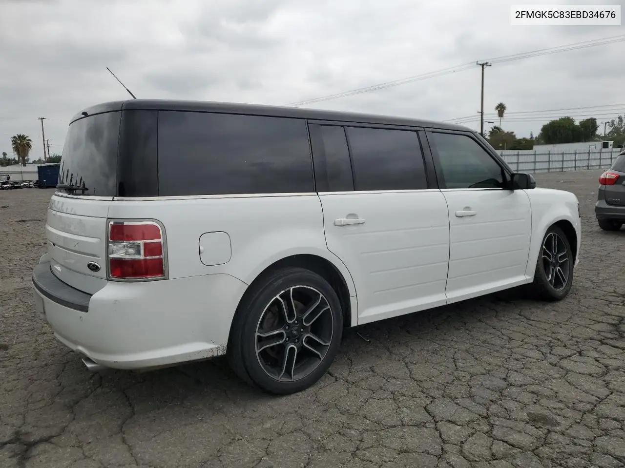 2014 Ford Flex Sel VIN: 2FMGK5C83EBD34676 Lot: 55880495
