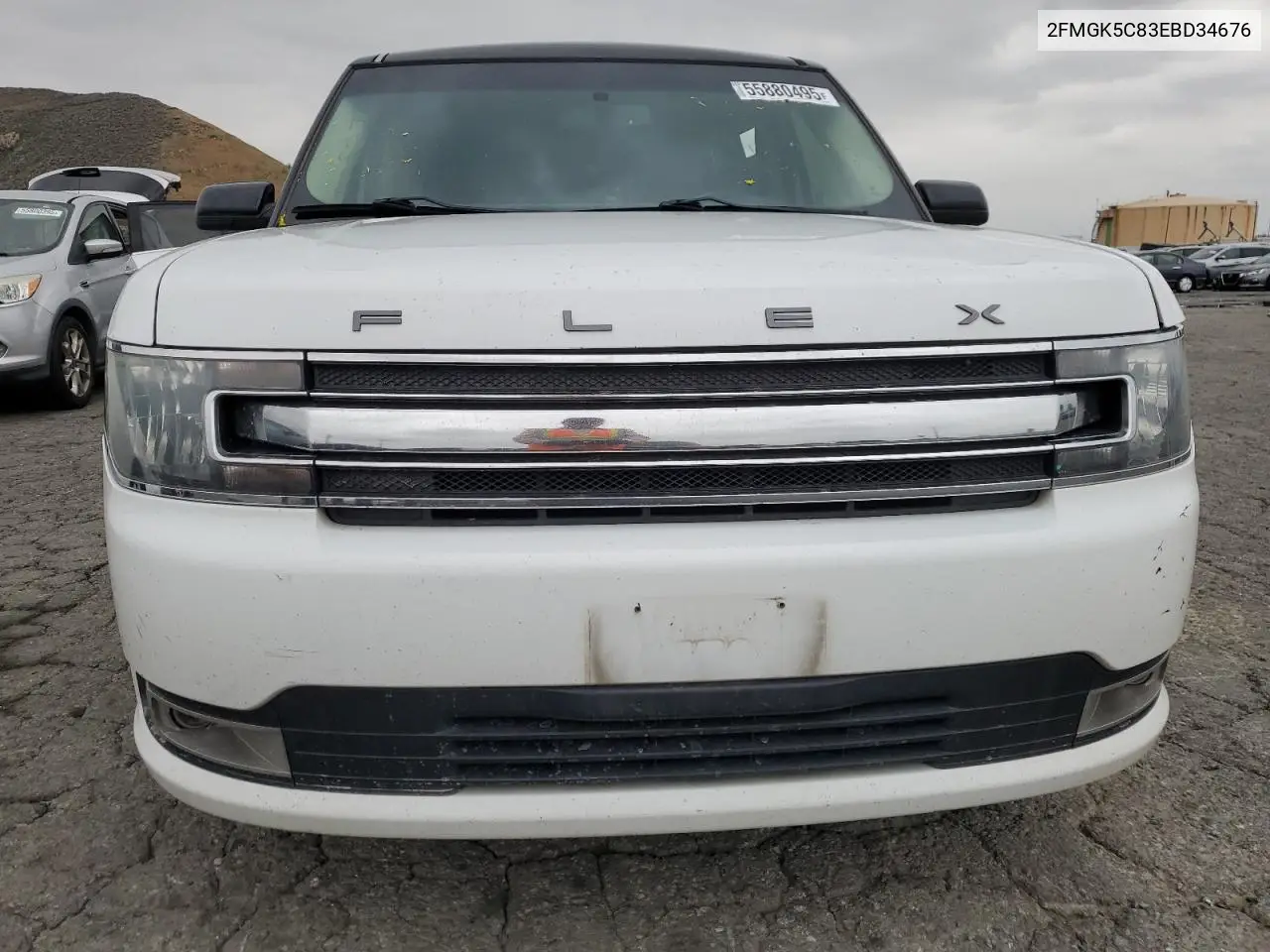 2014 Ford Flex Sel VIN: 2FMGK5C83EBD34676 Lot: 55880495