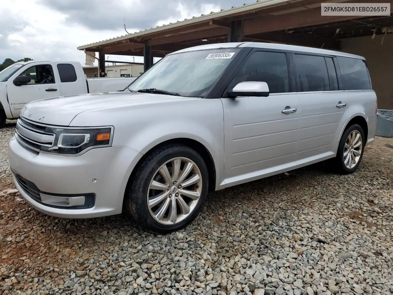 2014 Ford Flex Limited VIN: 2FMGK5D81EBD26557 Lot: 56906555