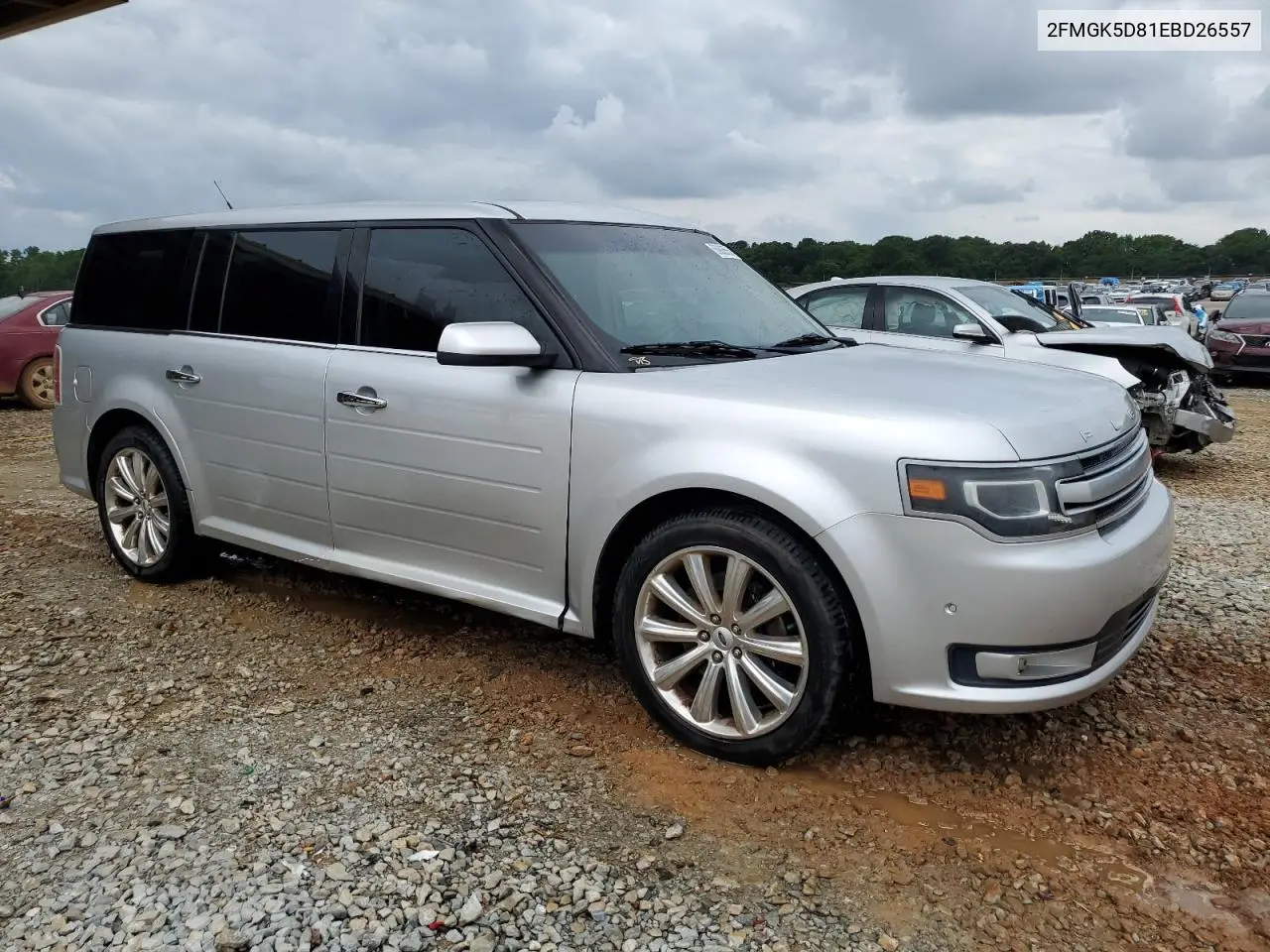 2014 Ford Flex Limited VIN: 2FMGK5D81EBD26557 Lot: 56906555