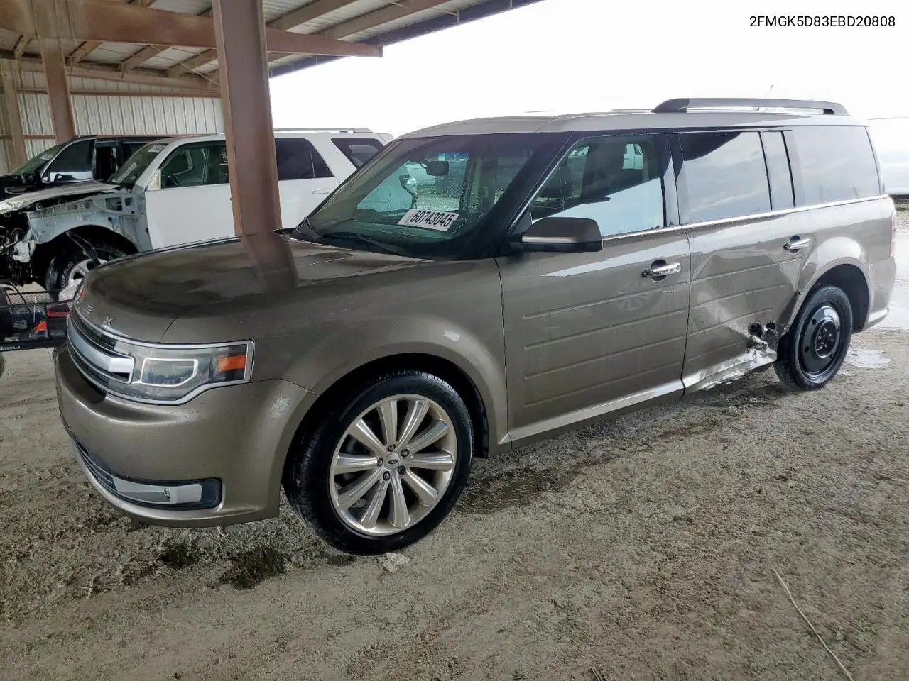 2014 Ford Flex Limited VIN: 2FMGK5D83EBD20808 Lot: 60743045