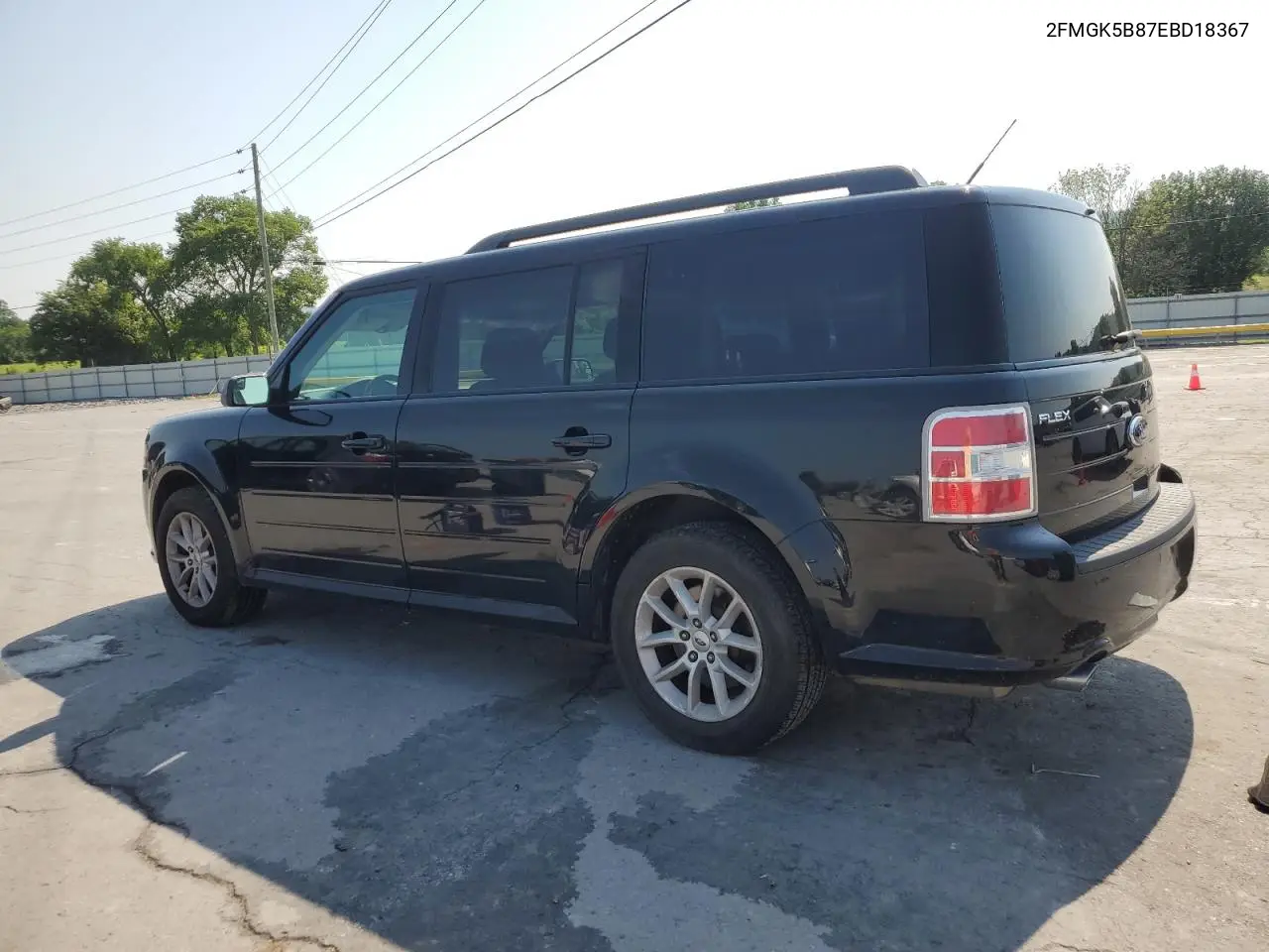 2014 Ford Flex Se VIN: 2FMGK5B87EBD18367 Lot: 61274555