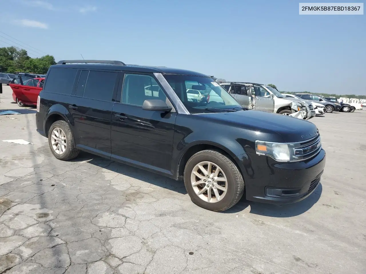 2014 Ford Flex Se VIN: 2FMGK5B87EBD18367 Lot: 61274555