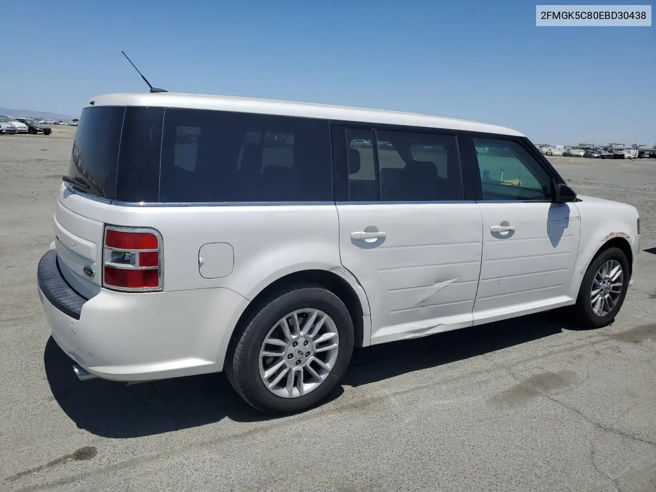 2014 Ford Flex Sel VIN: 2FMGK5C80EBD30438 Lot: 61870085