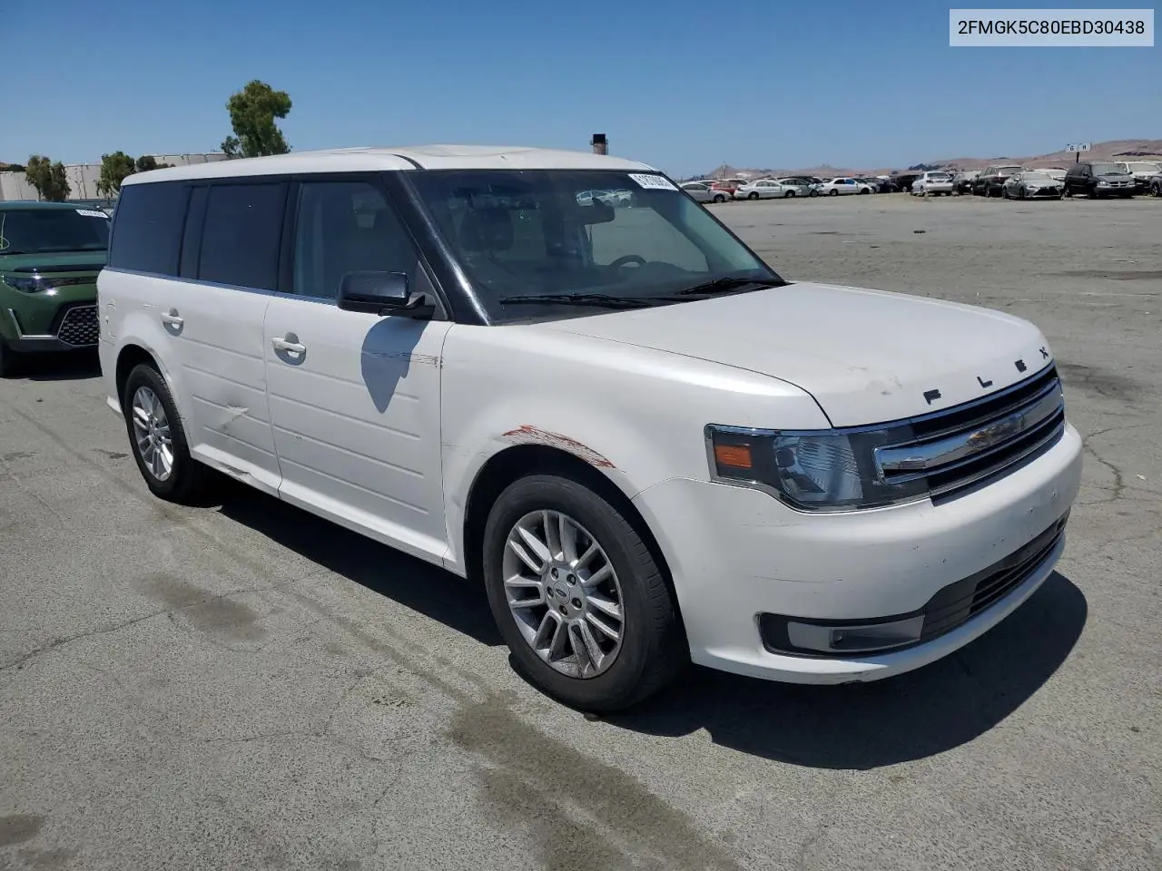 2014 Ford Flex Sel VIN: 2FMGK5C80EBD30438 Lot: 61870085