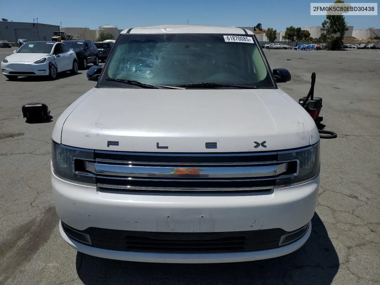 2014 Ford Flex Sel VIN: 2FMGK5C80EBD30438 Lot: 61870085