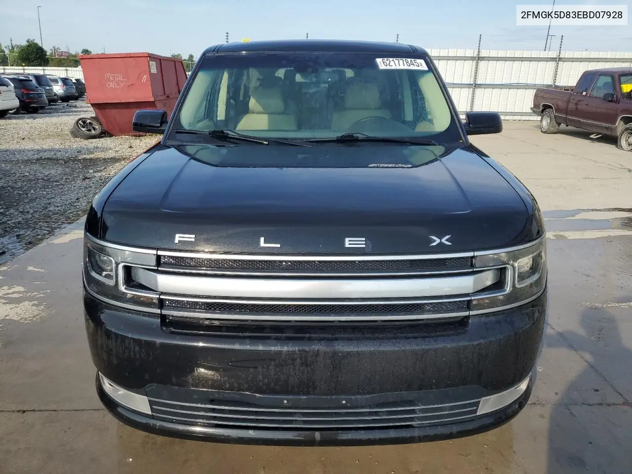 2014 Ford Flex Limited VIN: 2FMGK5D83EBD07928 Lot: 62177845