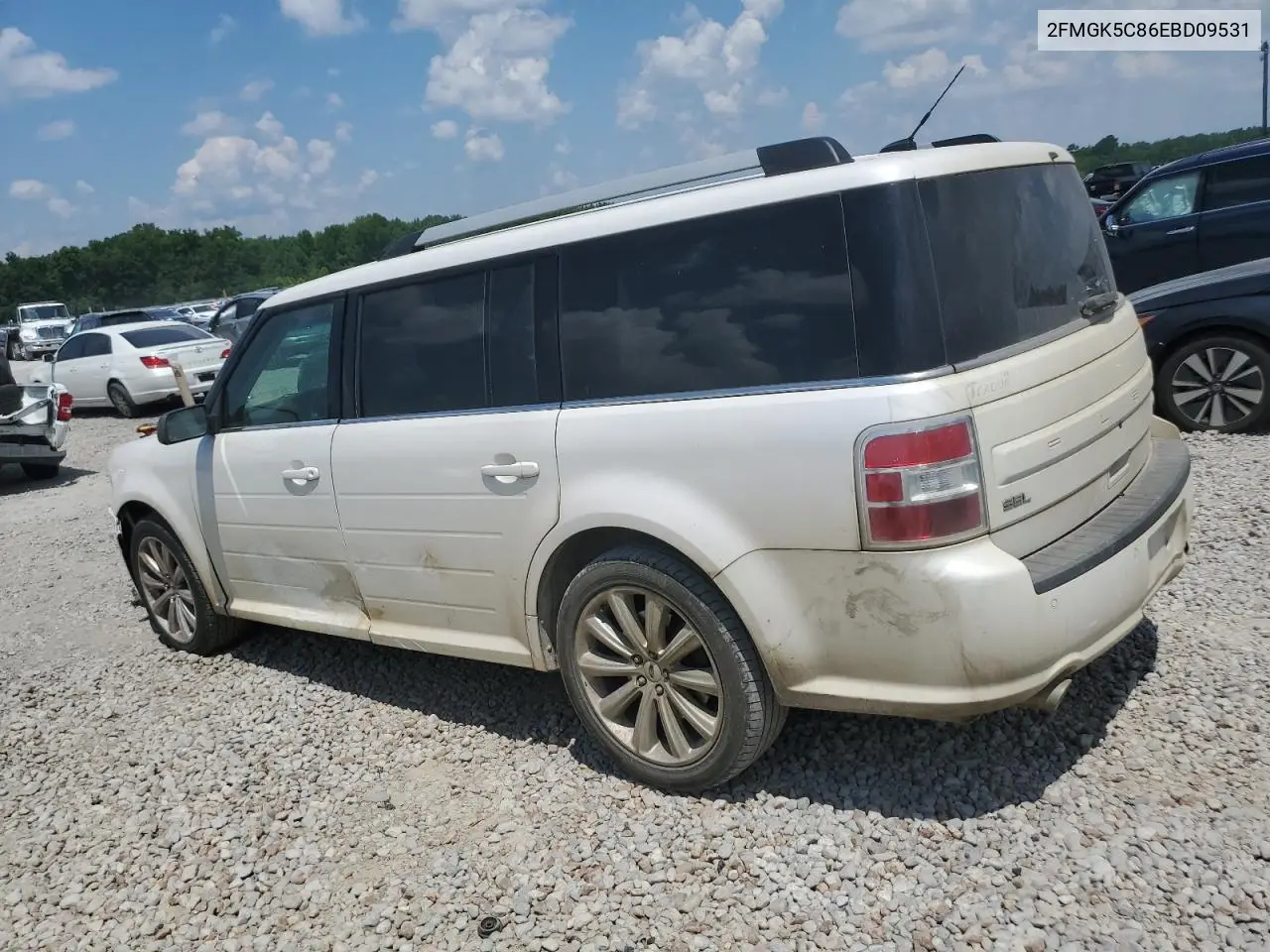 2014 Ford Flex Sel VIN: 2FMGK5C86EBD09531 Lot: 62430555