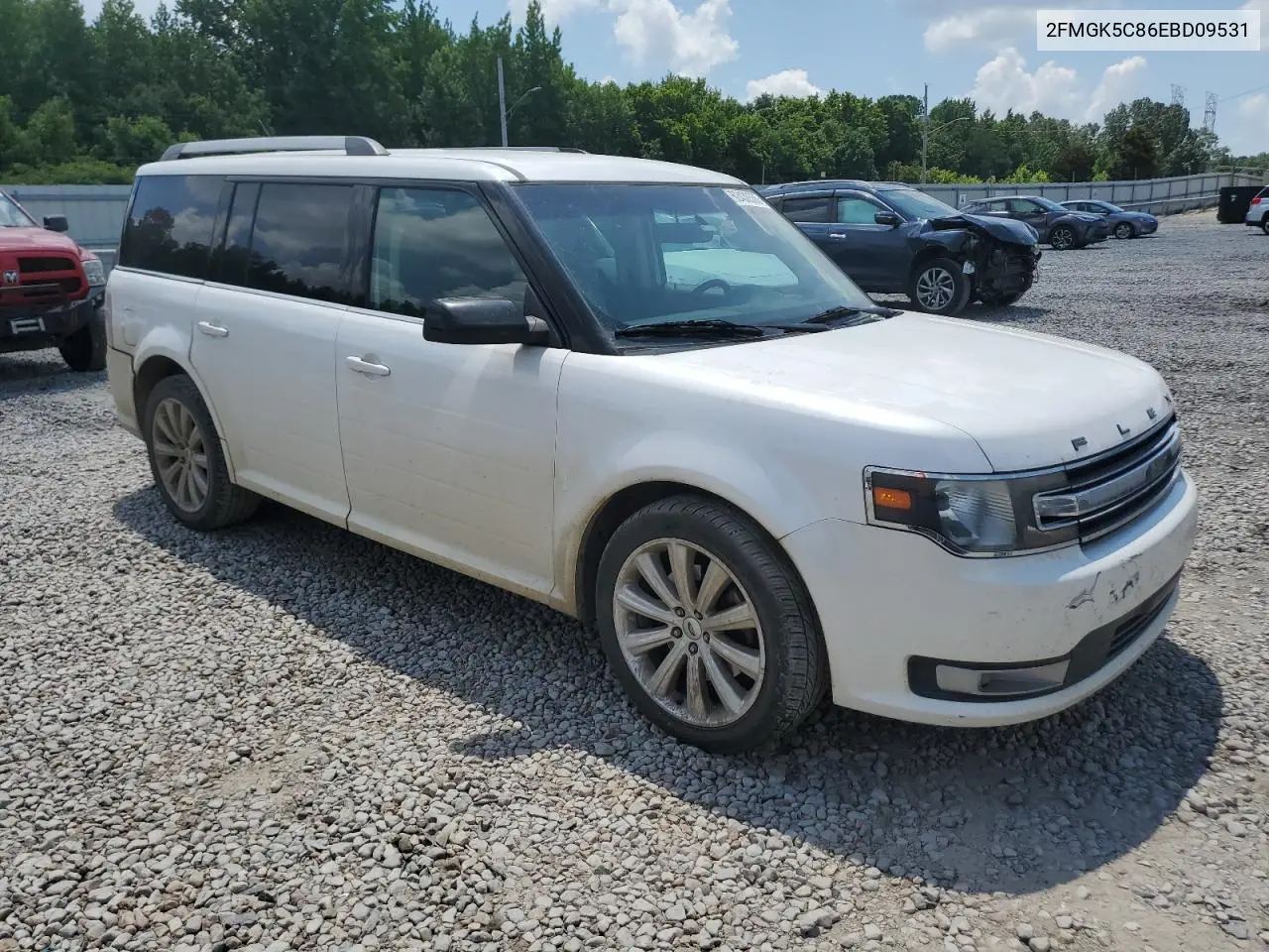 2014 Ford Flex Sel VIN: 2FMGK5C86EBD09531 Lot: 62430555