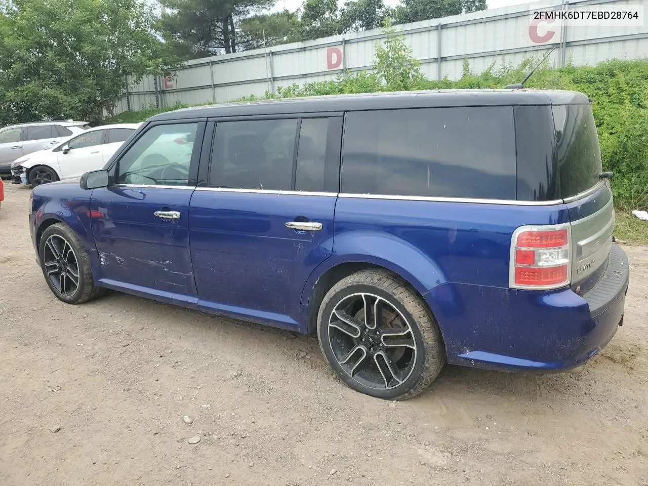 2014 Ford Flex Limited VIN: 2FMHK6DT7EBD28764 Lot: 62480485