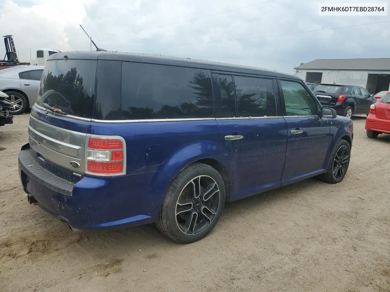 2014 Ford Flex Limited VIN: 2FMHK6DT7EBD28764 Lot: 62480485