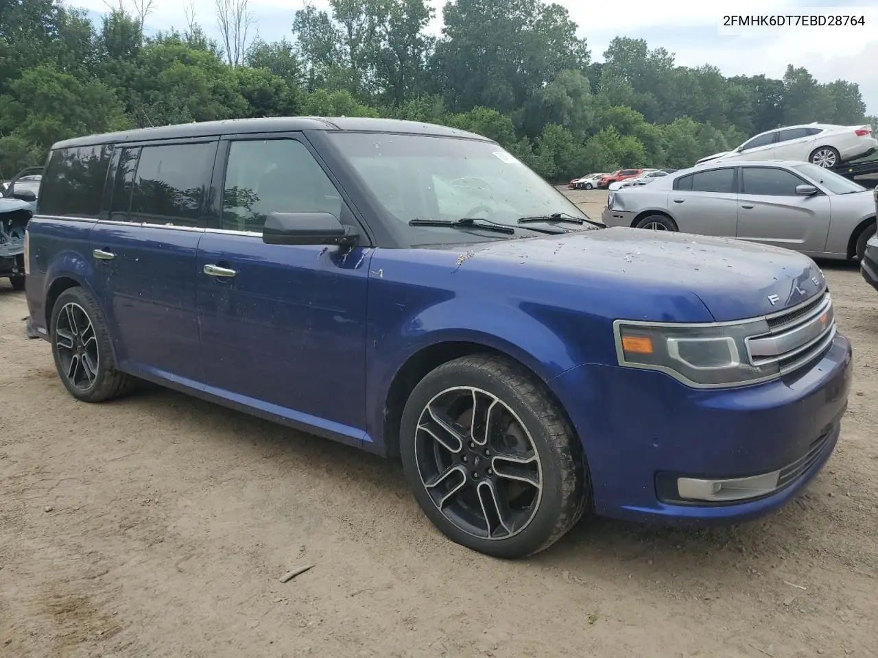 2014 Ford Flex Limited VIN: 2FMHK6DT7EBD28764 Lot: 62480485
