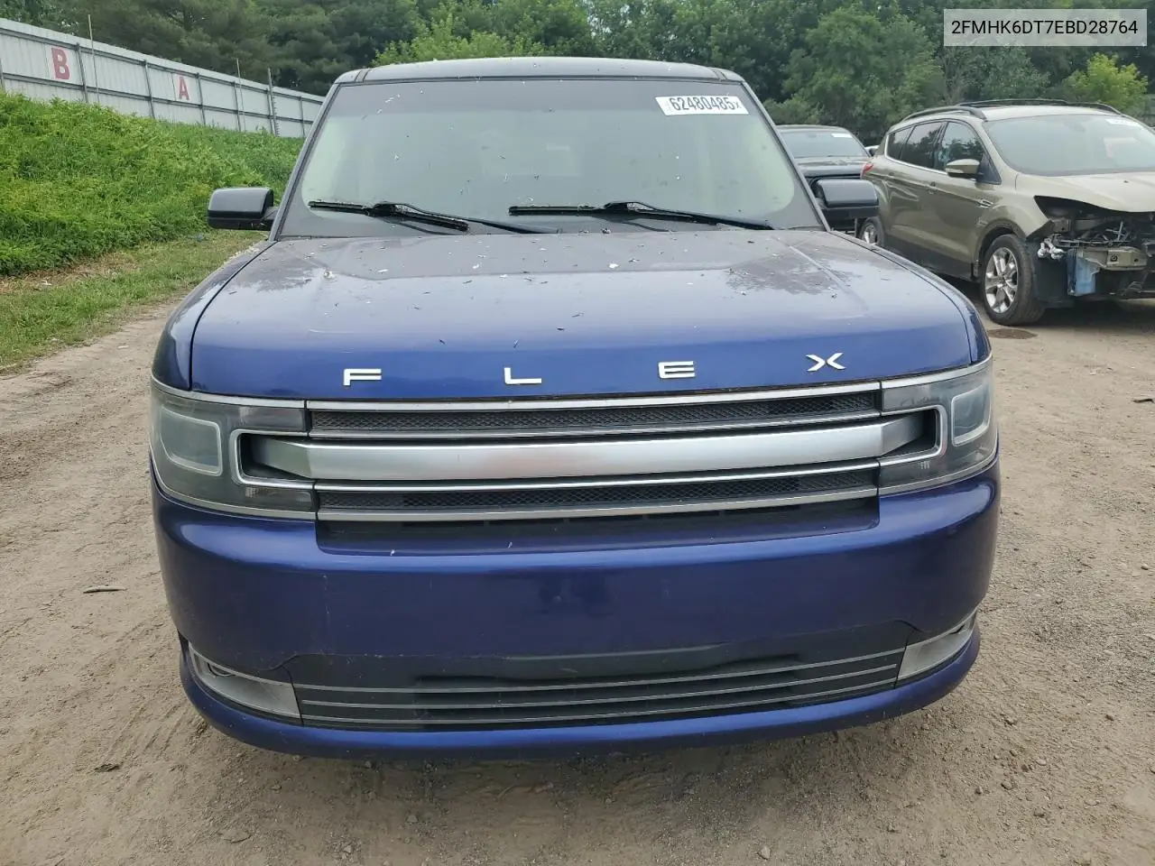 2014 Ford Flex Limited VIN: 2FMHK6DT7EBD28764 Lot: 62480485