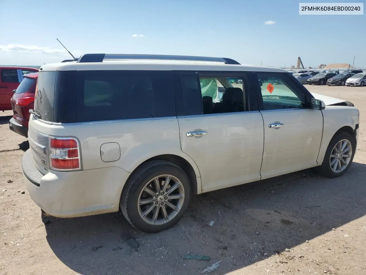 2014 Ford Flex Limited VIN: 2FMHK6D84EBD00240 Lot: 62500375