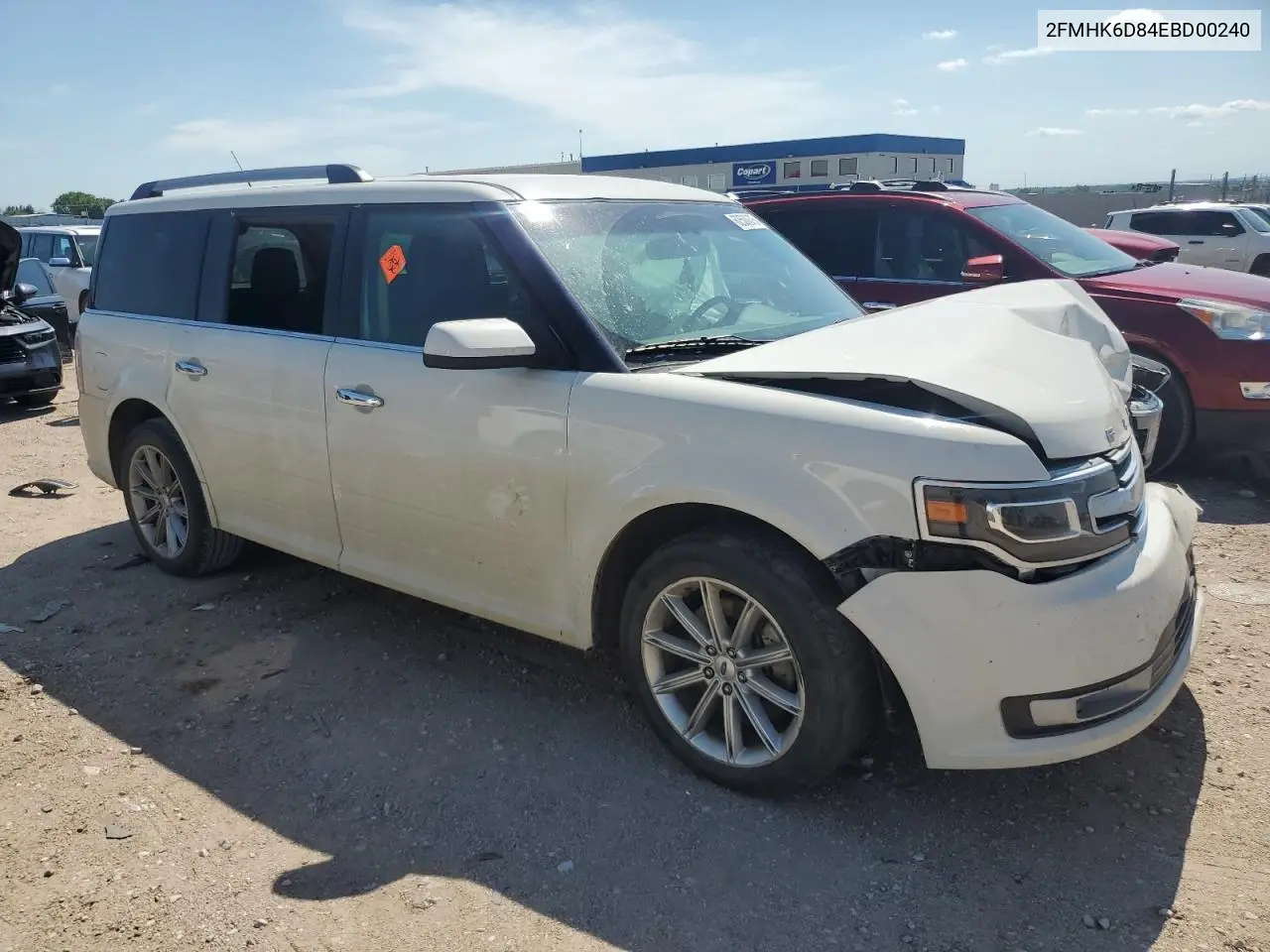 2014 Ford Flex Limited VIN: 2FMHK6D84EBD00240 Lot: 62500375