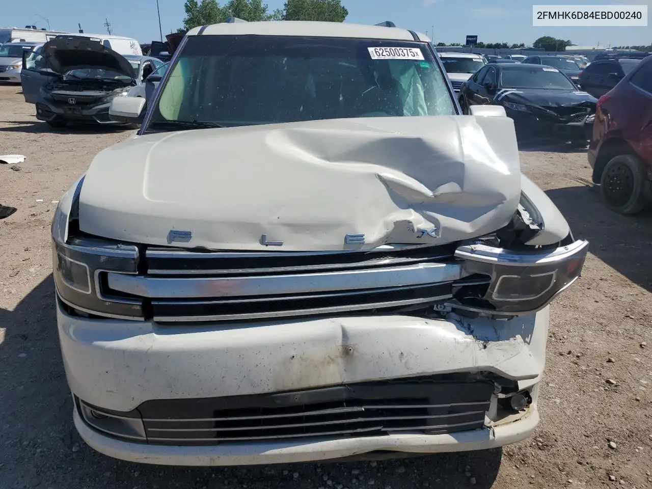 2014 Ford Flex Limited VIN: 2FMHK6D84EBD00240 Lot: 62500375