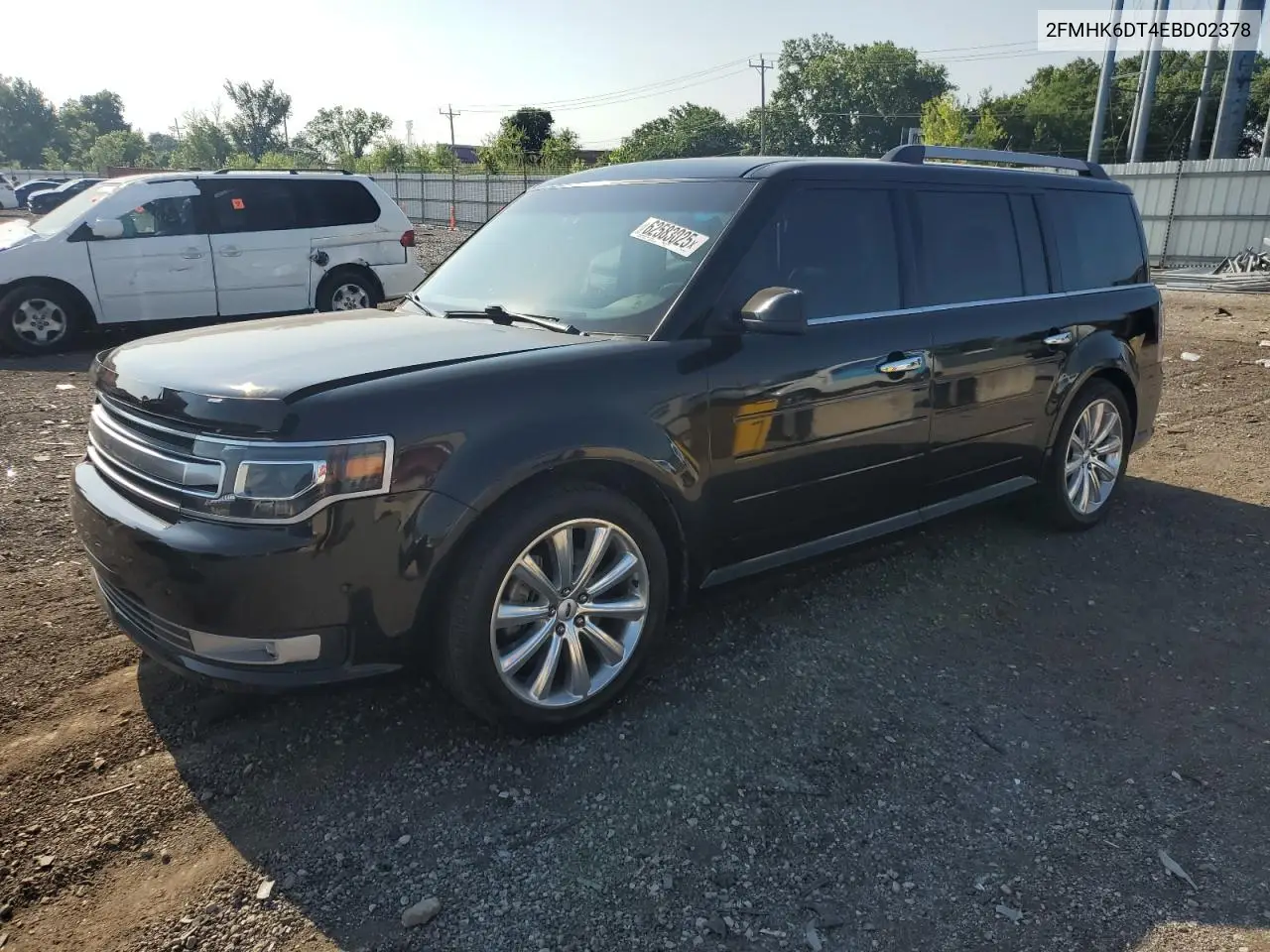 2014 Ford Flex Limited VIN: 2FMHK6DT4EBD02378 Lot: 62583025