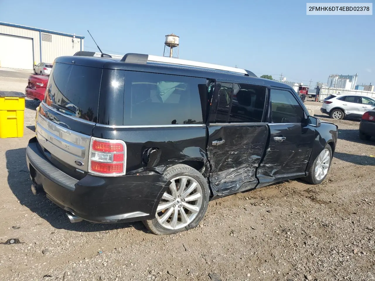 2014 Ford Flex Limited VIN: 2FMHK6DT4EBD02378 Lot: 62583025