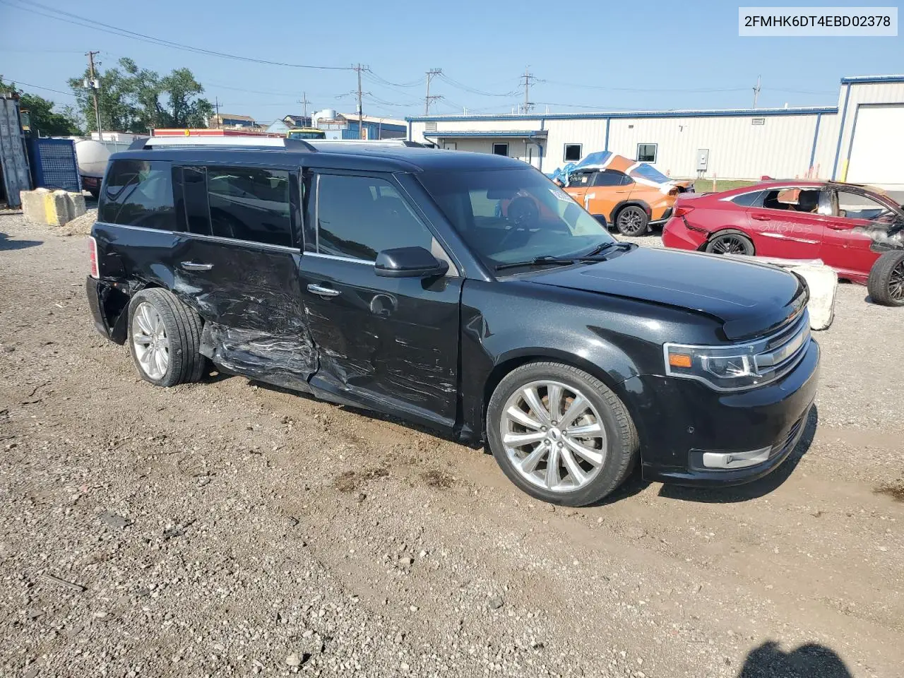 2014 Ford Flex Limited VIN: 2FMHK6DT4EBD02378 Lot: 62583025