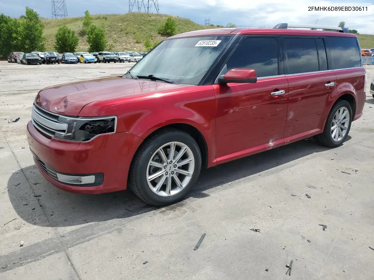 2014 Ford Flex Limited VIN: 2FMHK6D89EBD30611 Lot: 62610235
