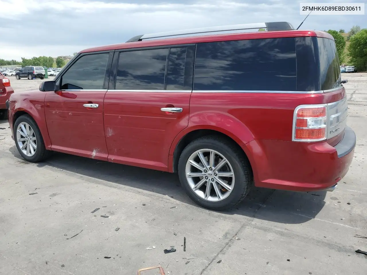 2014 Ford Flex Limited VIN: 2FMHK6D89EBD30611 Lot: 62610235