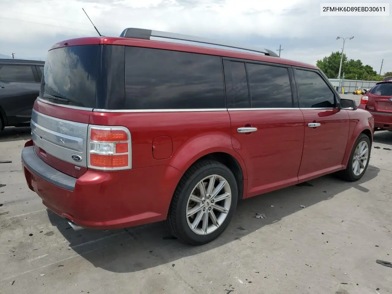 2014 Ford Flex Limited VIN: 2FMHK6D89EBD30611 Lot: 62610235